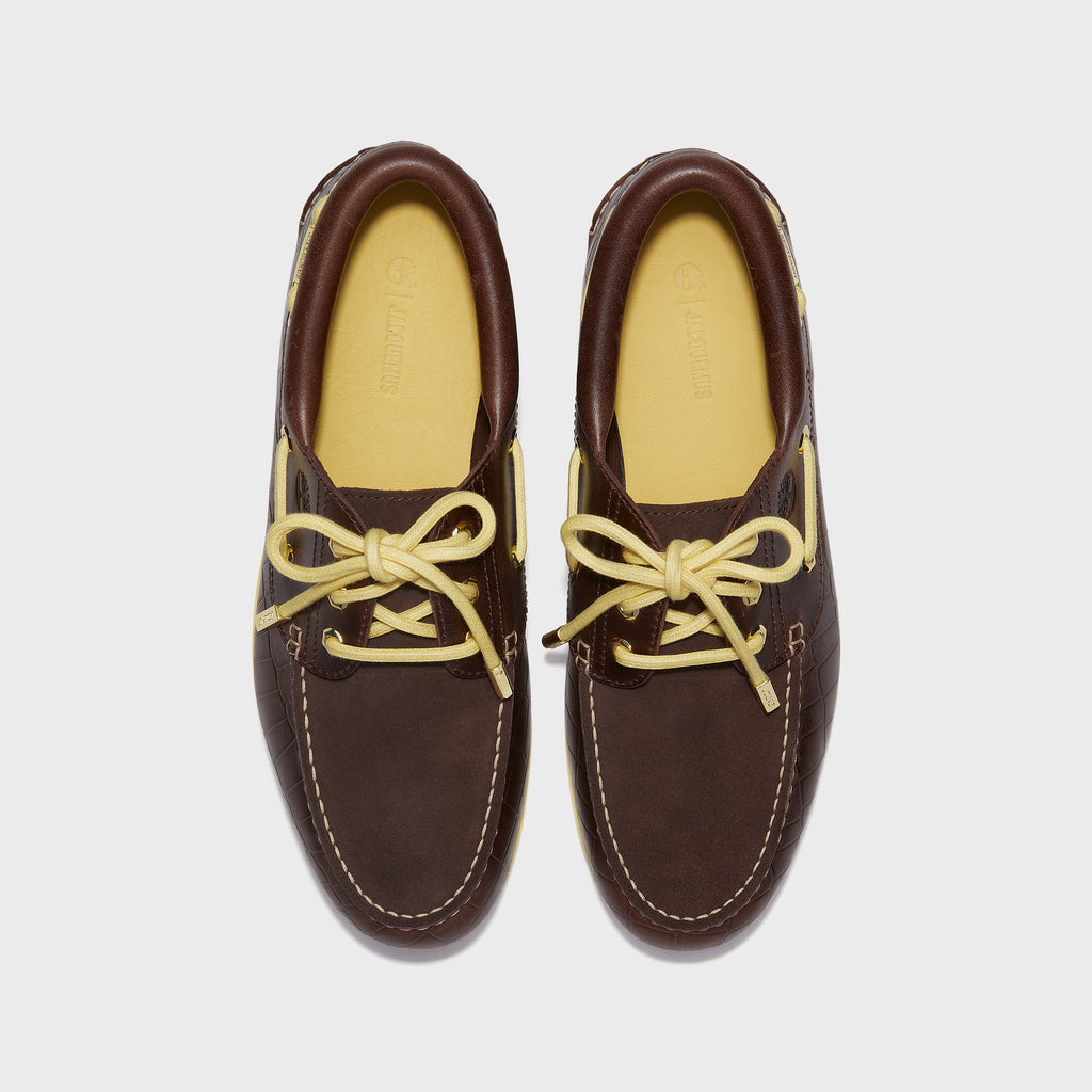 Timberland x Jacquemus 3-Eye Lug Boat Shoe - Brown