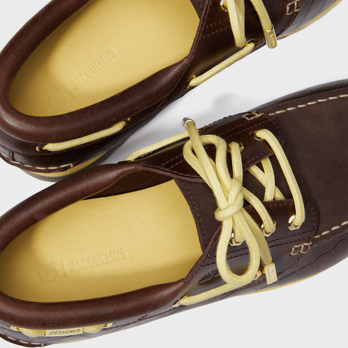 Timberland x Jacquemus 3-Eye Lug Boat Shoe - Brown
