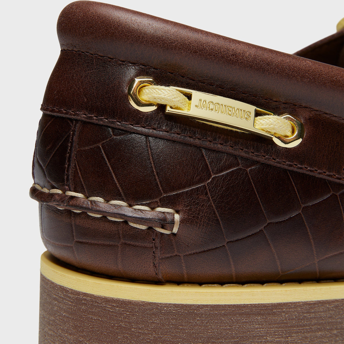 Timberland x Jacquemus 3-Eye Lug Boat Shoe - Brown