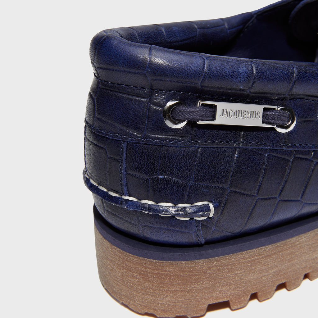 Timberland x Jacquemus 3-Eye Lug Boat Shoe - Black