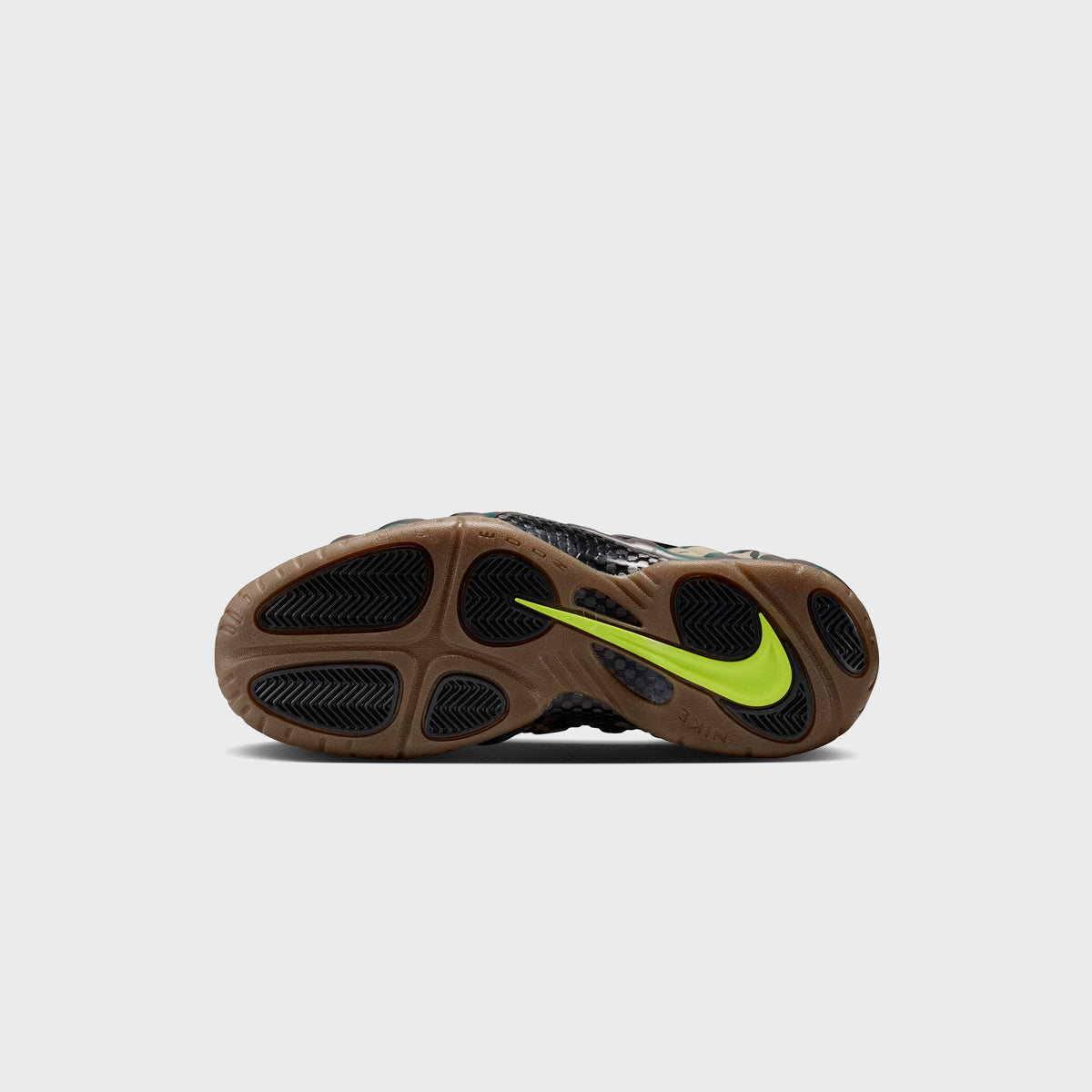 Nike Air Foamposite Pro - Black / Voltage Green / Gum Dark Brown