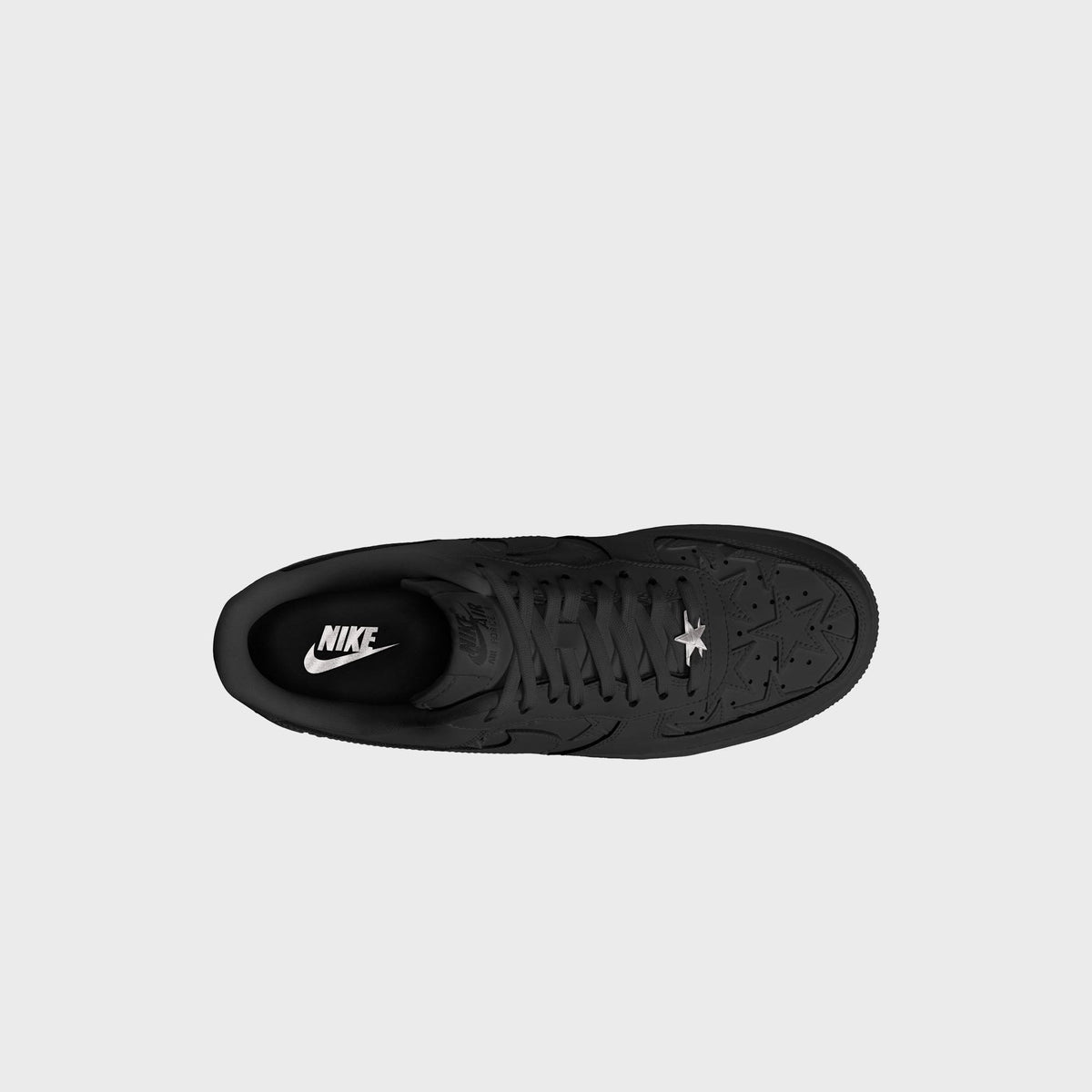 Nike Air Force 1 '07 Edge - Black / Metallic Silver