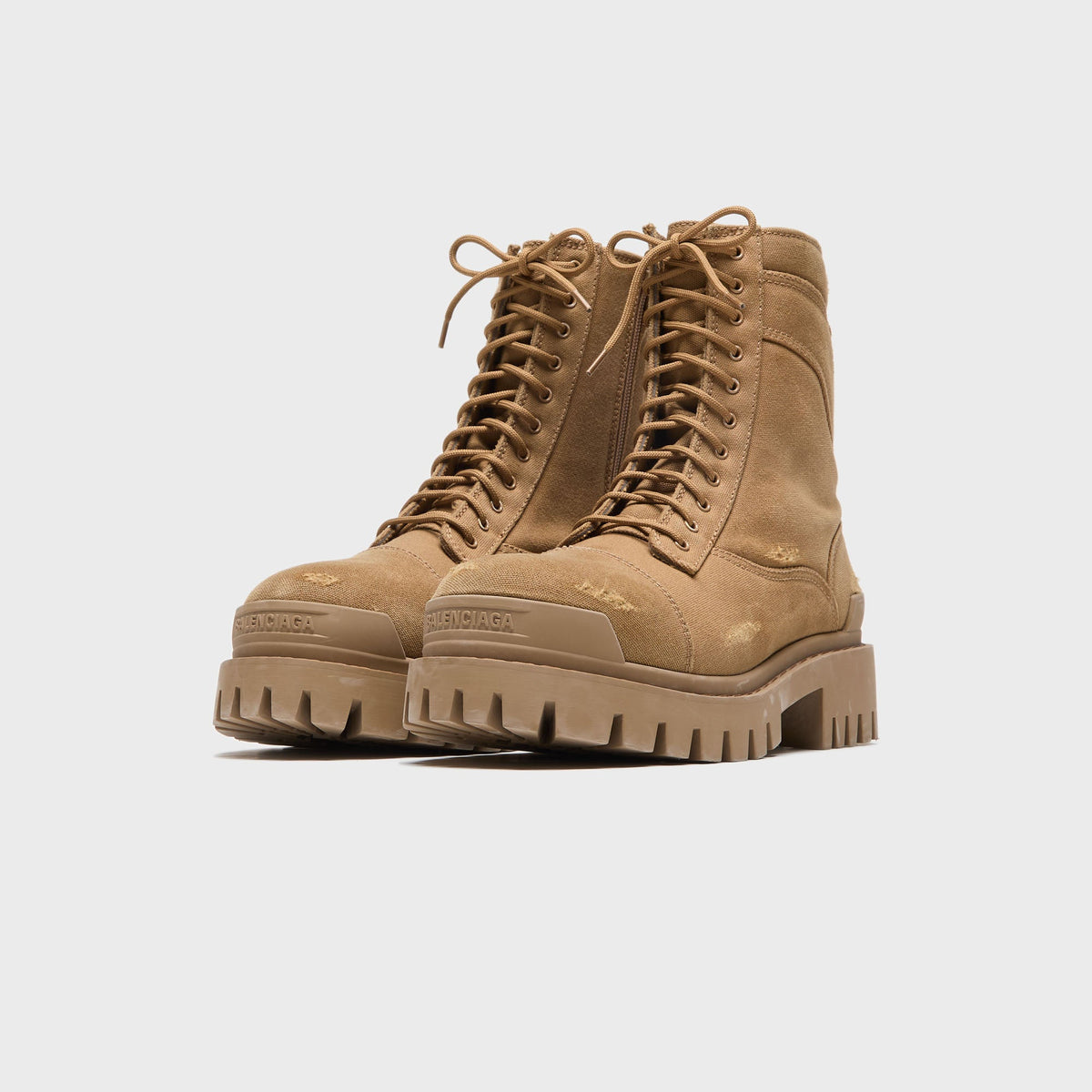 Balenciaga Combat Strike Boot - Brown