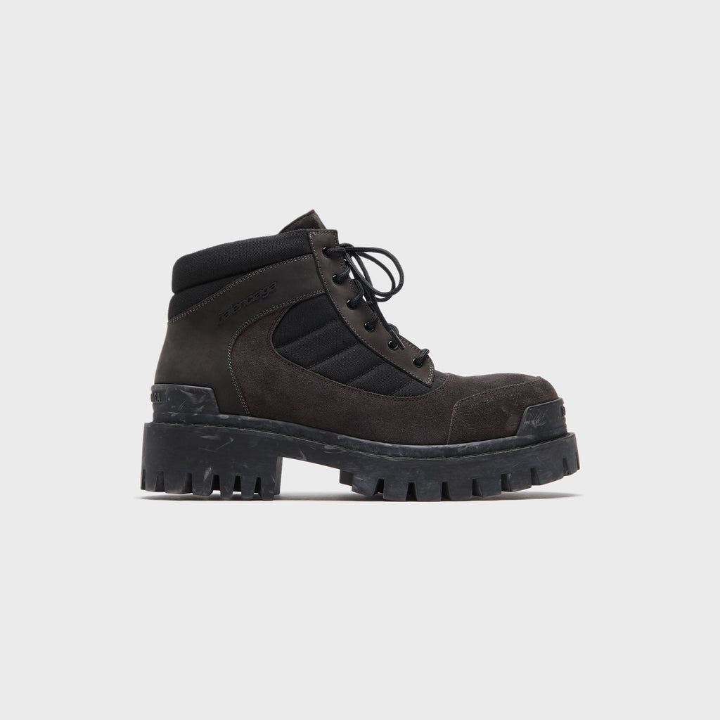 Balenciaga Combat Strike Low Boot - Brown / Black