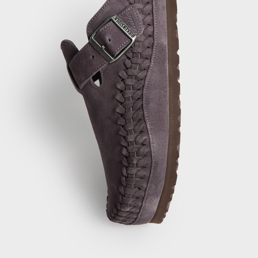 Kith for Birkenstock Boston Braided - Rabbit Grey