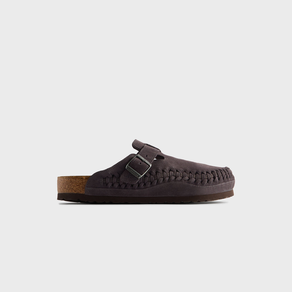 Kith for Birkenstock Boston Braided - Rabbit Grey