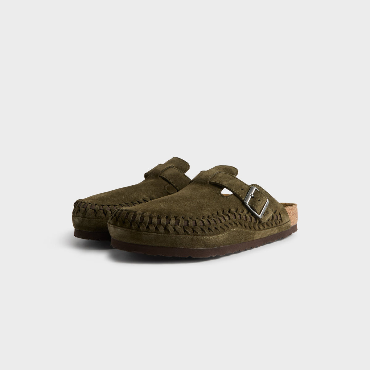 Kith for Birkenstock Boston Braided - Thyme