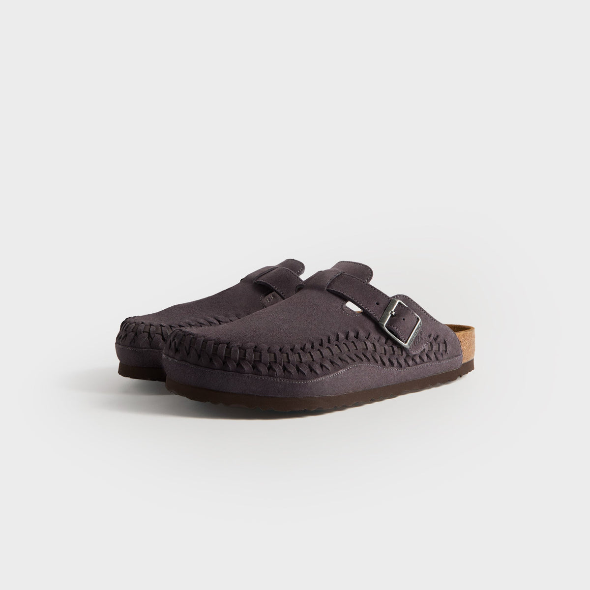 Kith for Birkenstock WMNS Boston Braided - Rabbit Grey