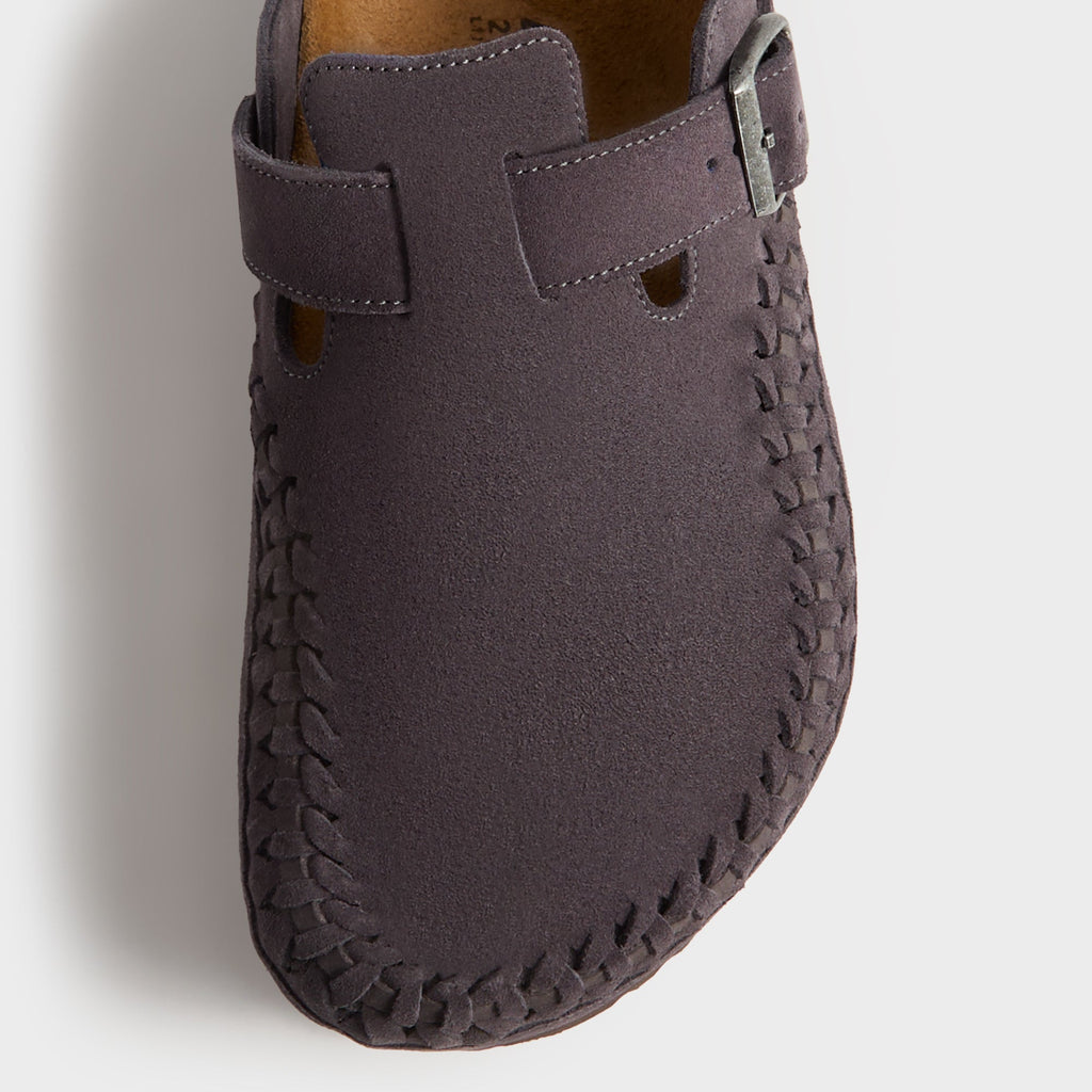 Kith for Birkenstock WMNS Boston Braided - Rabbit Grey