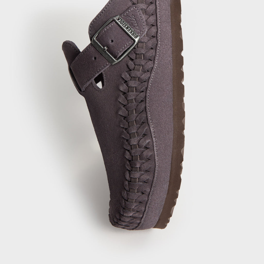 Kith for Birkenstock WMNS Boston Braided - Rabbit Grey