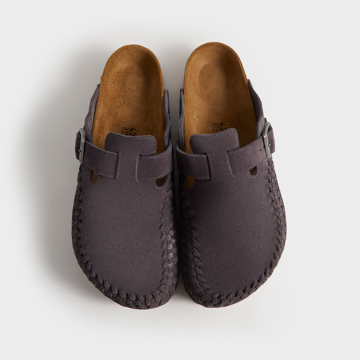 Kith for Birkenstock WMNS Boston Braided - Rabbit Grey