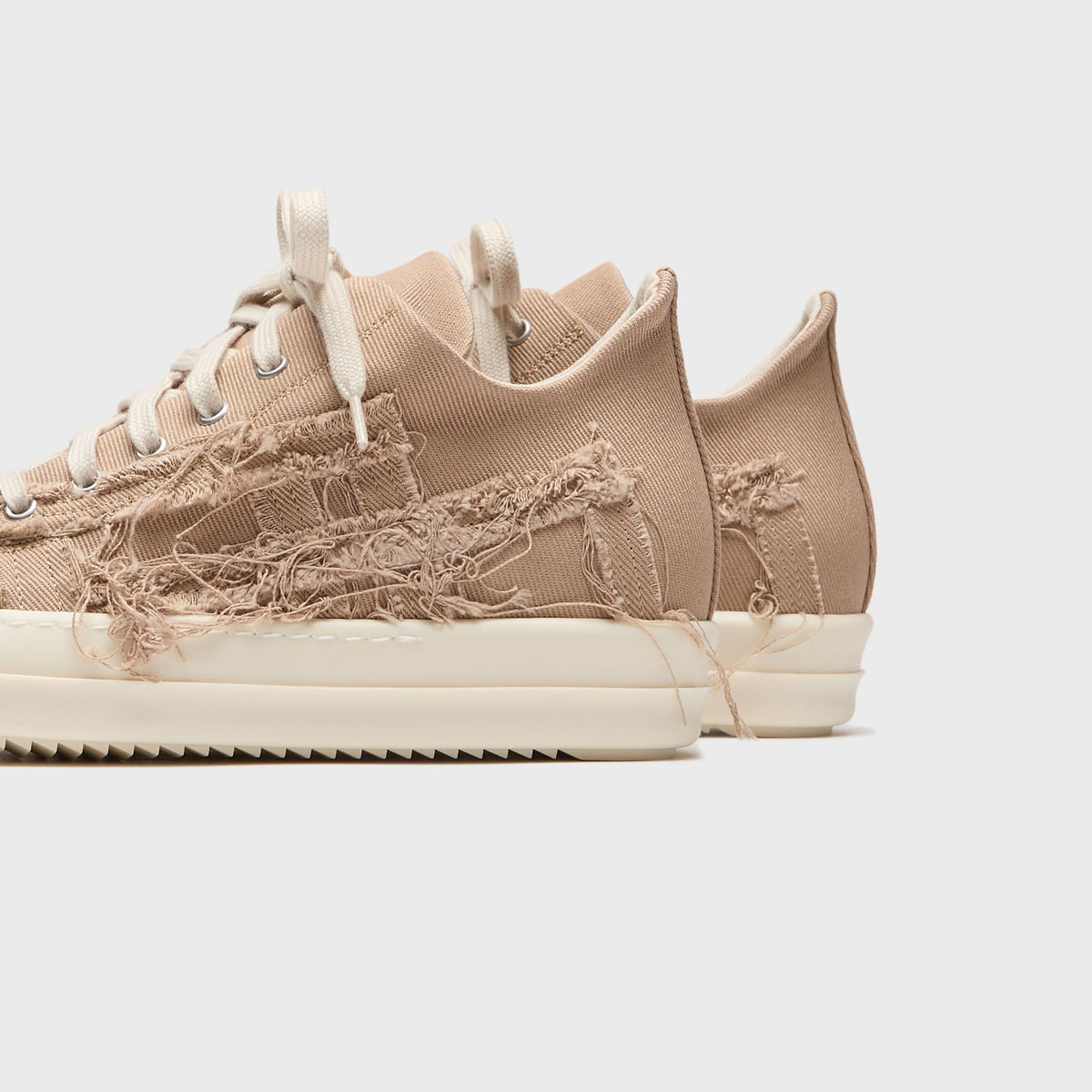 Rick Owens DRKSHDW Scarpe Denim Low Sneakers - Flesh / Milk