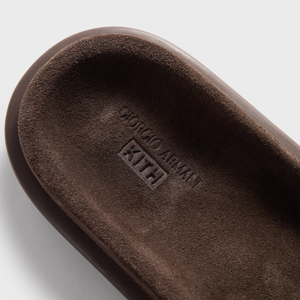 Giorgio Armani & Kith Suede Slides - Pepe