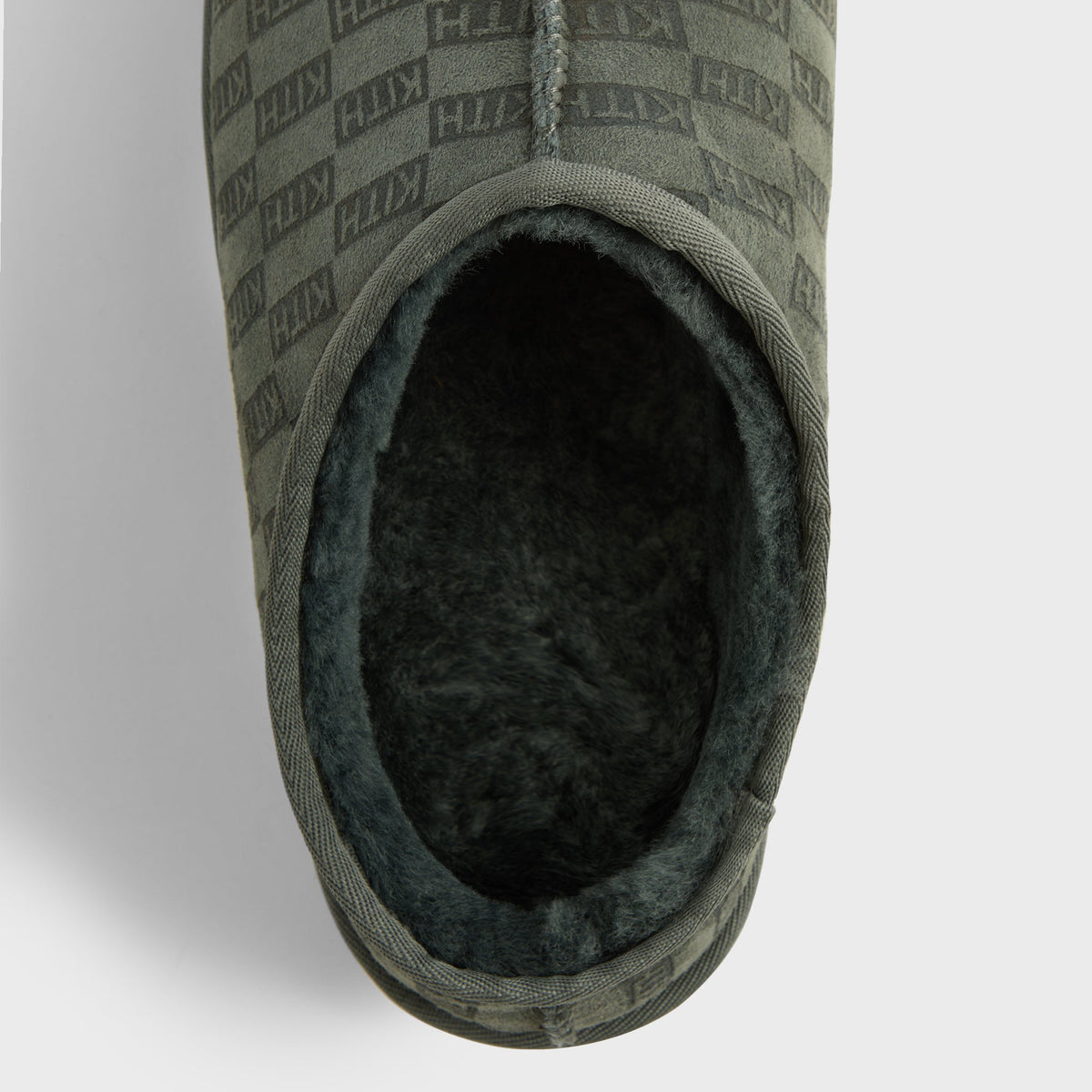 Kith Monogram Shearling Slippers - Stadium