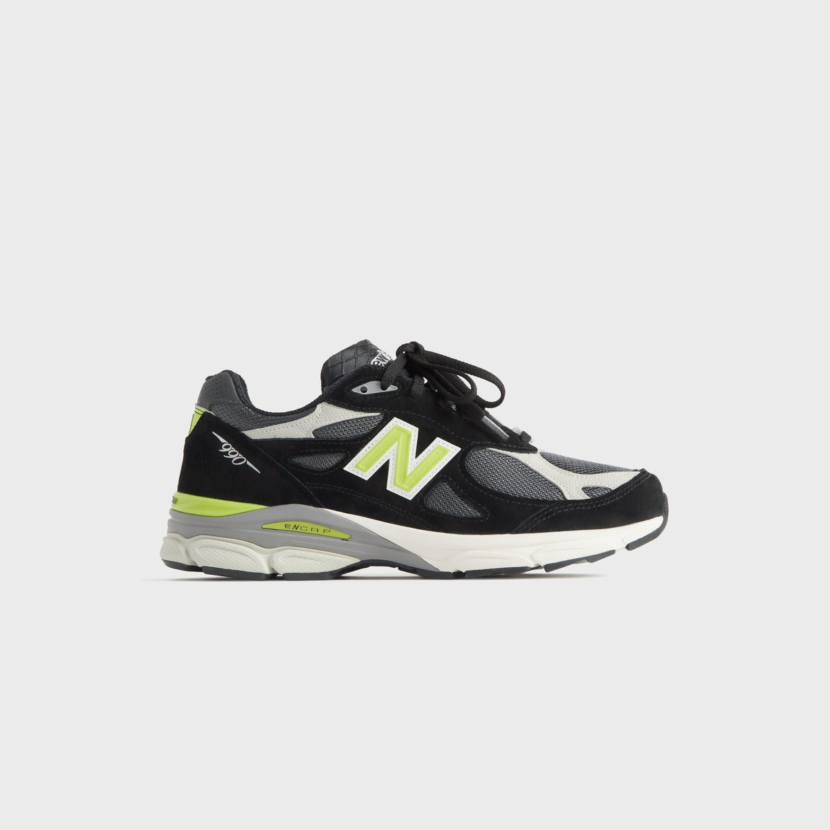 Kith, United Arrows & Sons, & New Balance Made in USA 990v3 - Black / Oyster Mushroom