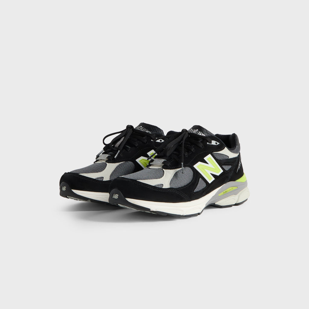 Kith, United Arrows & Sons, & New Balance Made in USA 990v3 - Black / Oyster Mushroom