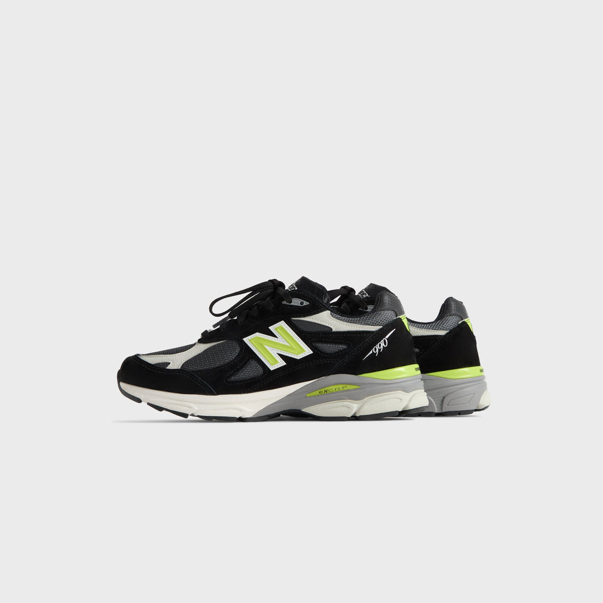 Kith, United Arrows & Sons, & New Balance Made in USA 990v3 - Black / Oyster Mushroom