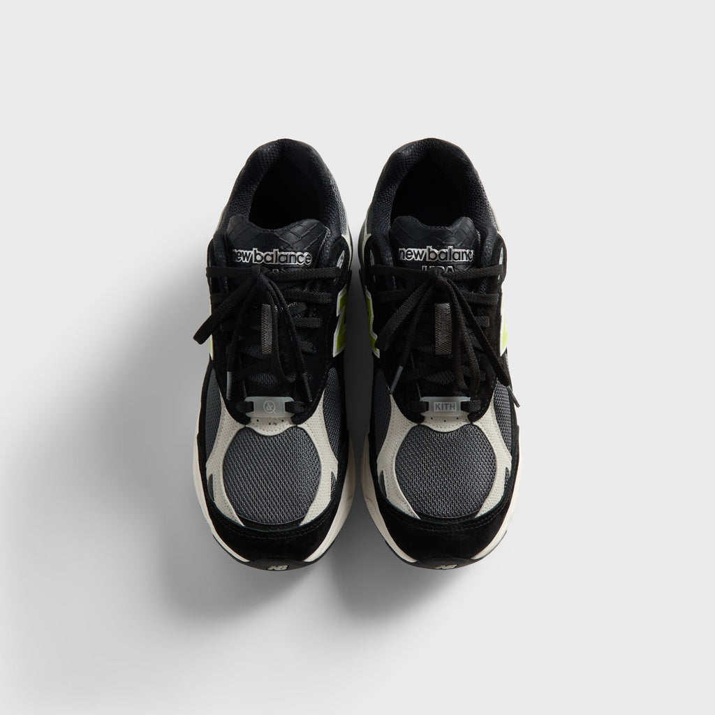Kith, United Arrows & Sons, & New Balance Made in USA 990v3 - Black / Oyster Mushroom