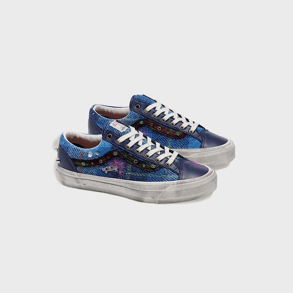 VANS x Harris Tweed® Premium Old Skool 36 - Tweed Navy Blue