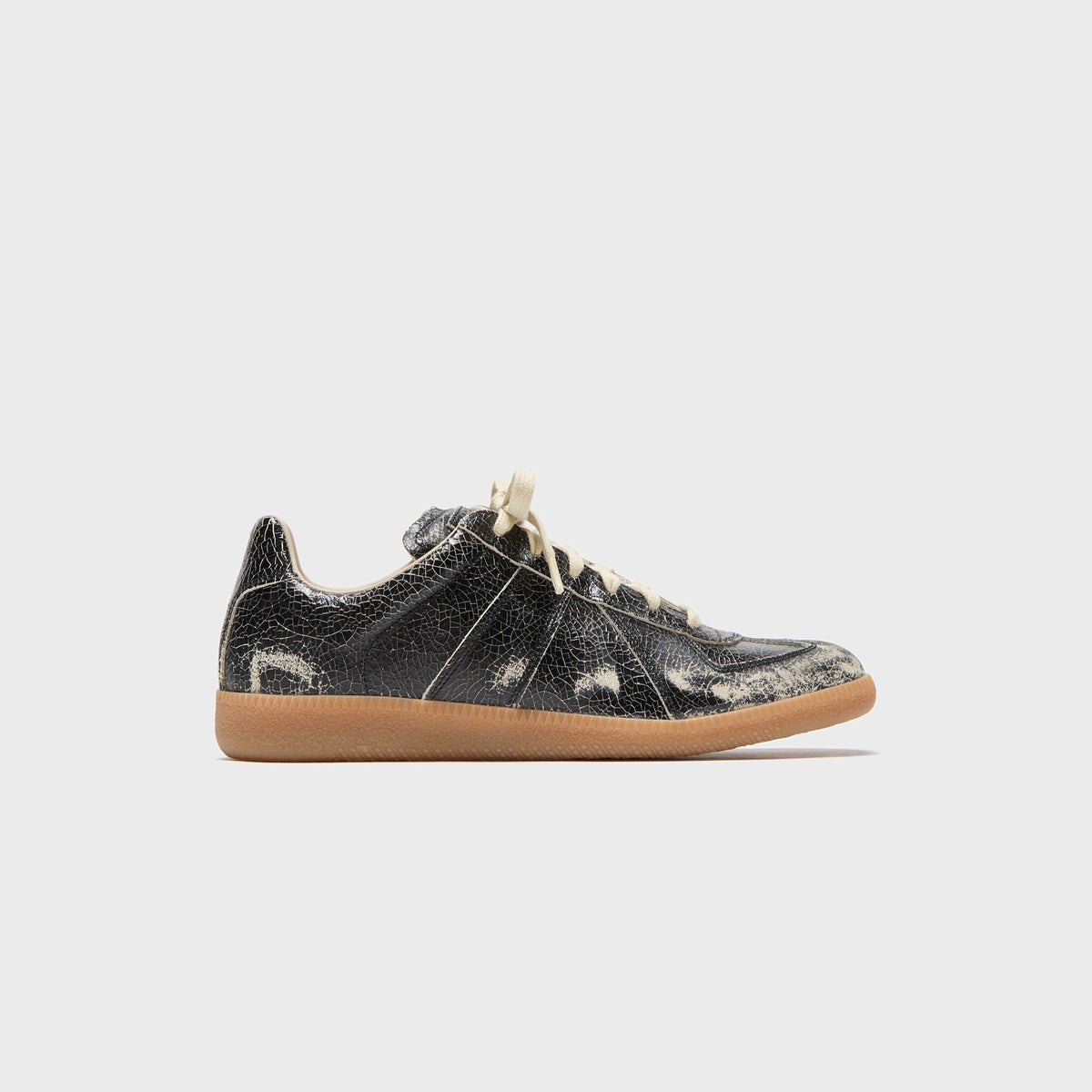 Maison Margiela Replica Sneaker - Crack Leather / Black / White