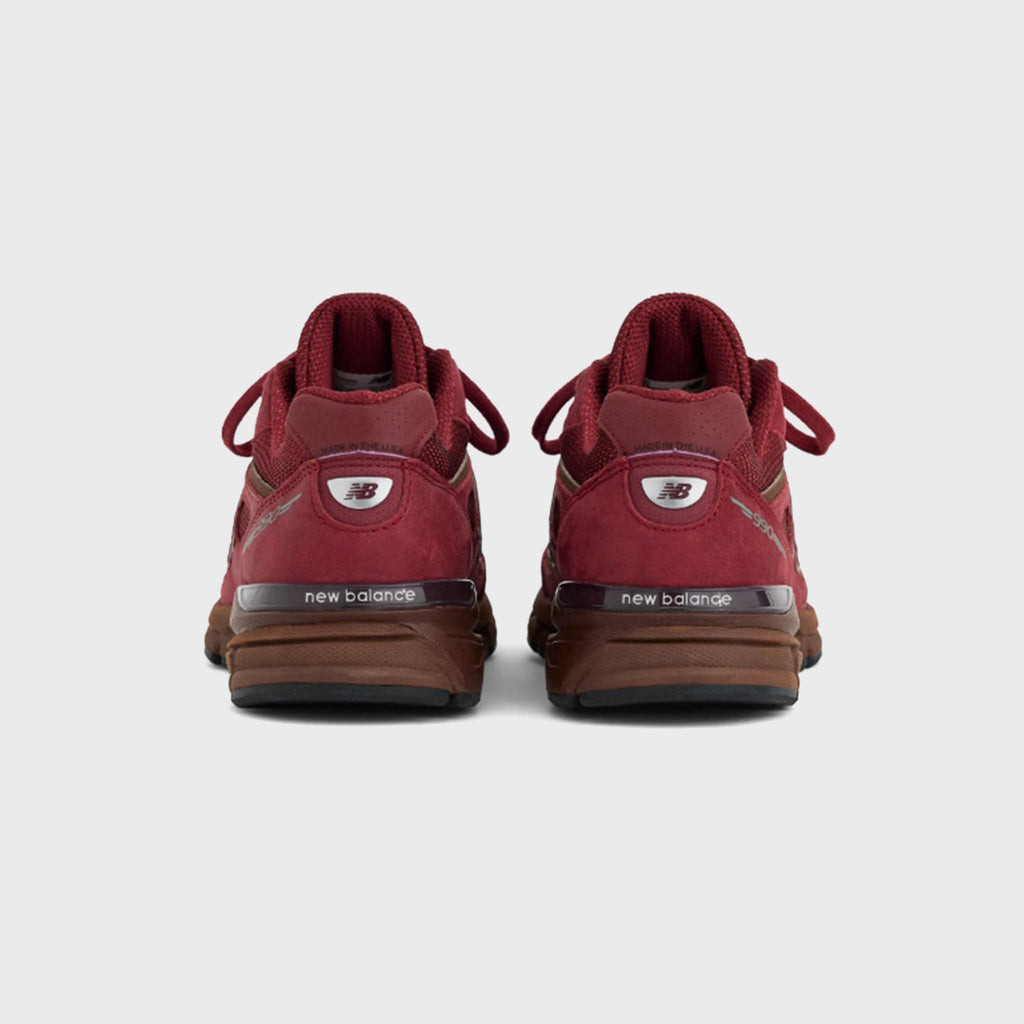 New Balance Made in USA 990v4 - Burgundy / Pumpernickel