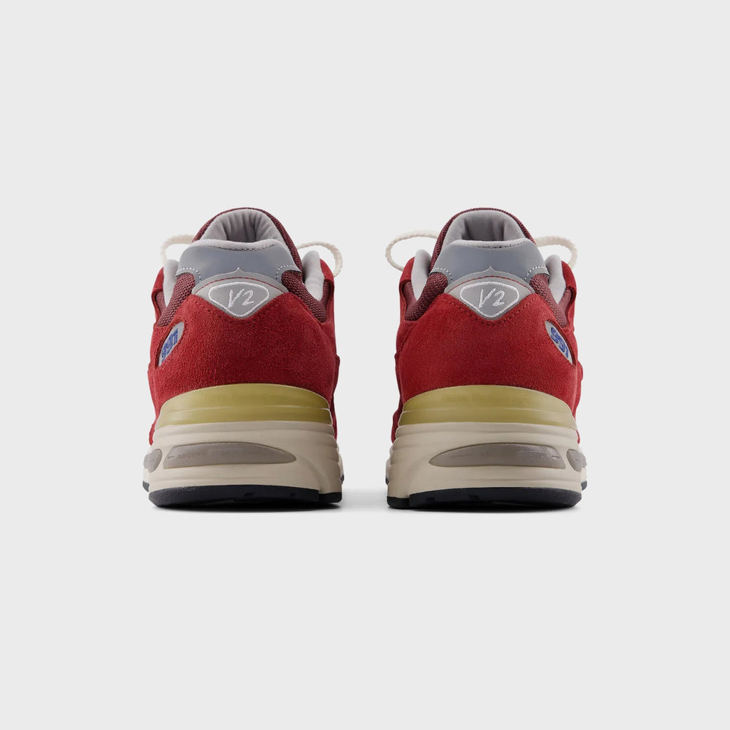 New Balance Made in UK 991v2 - Karanda Red / Cordovan / Harbor Mist
