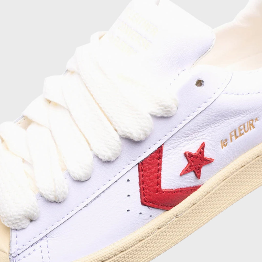 Converse x GOLF le FLEUR* 1908 Pro Leather - White / Molten Lava / Banana Crepe